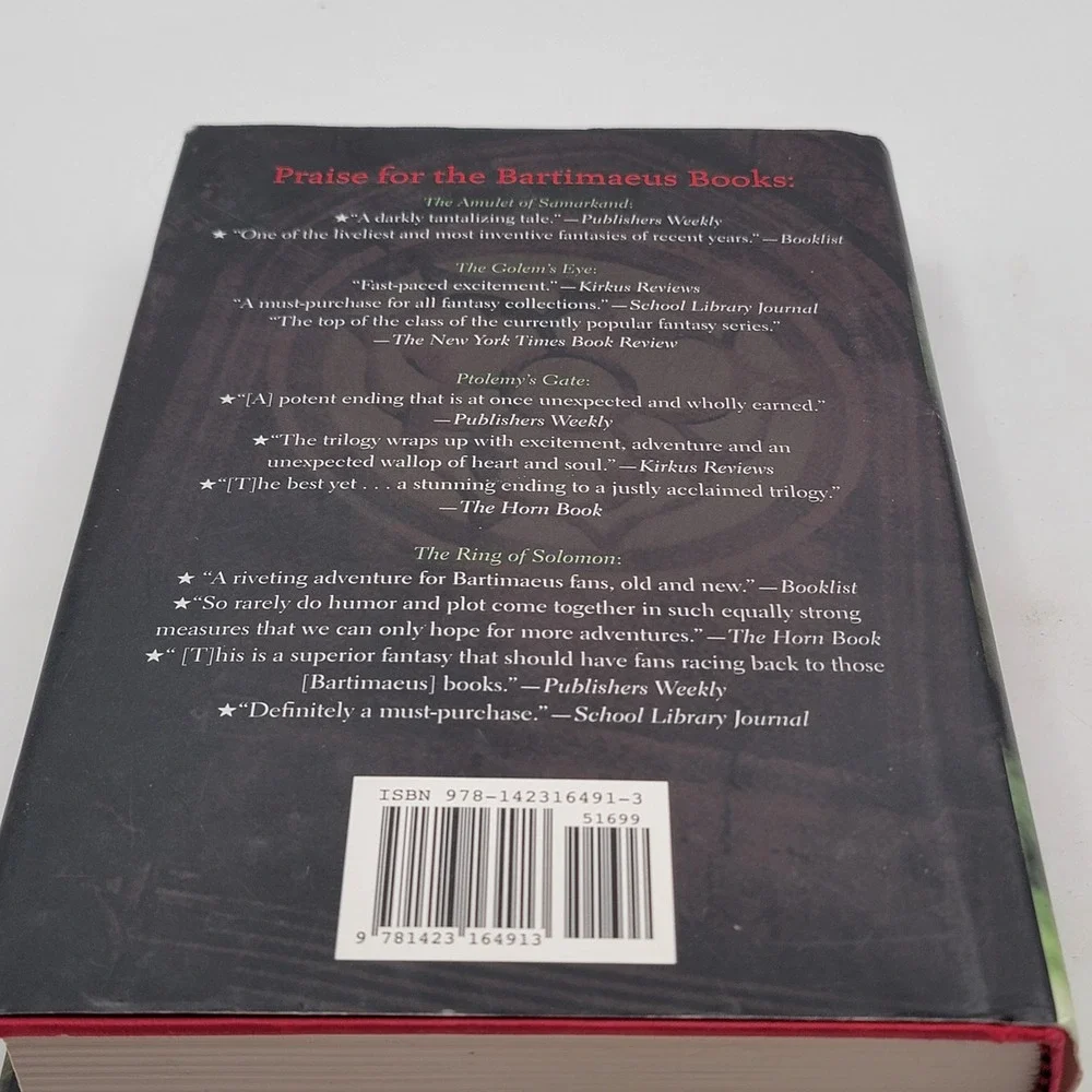 Jonathan Stroud The Screaming Staircase Hardcover First Edition 1st Print 2013